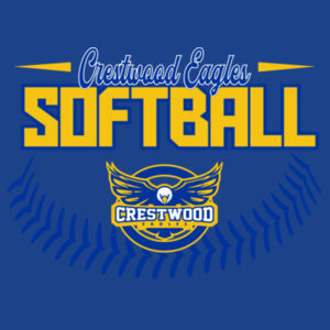 Crestwood Eagles Softball Design 4 on a - Pocket Cinch Pack Design