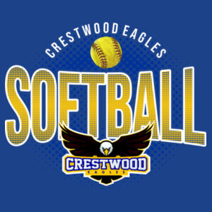 Crestwood Eagles Softball Design 8 on a - Pocket Cinch Pack Design