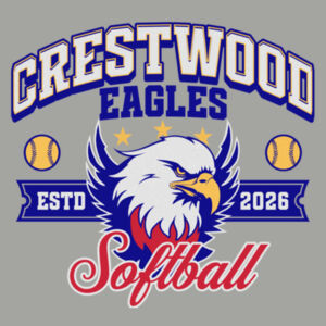 Crestwood Eagles Softball Design 1 on a Sport-Tek ® - Youth PosiCharge ® Competitor Tee Design