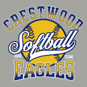 Crestwood Eagles Softball Design 2 on a Sport-Tek. ® - Youth PosiCharge ® Competitor Tee Design