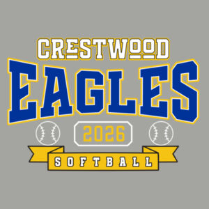 Crestwood Eagles Softball Design 3 on a Sport-Tek ® - Youth PosiCharge ® Competitor Tee Design