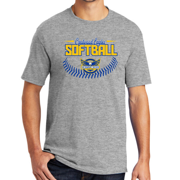 Crestwood Eagles Softball Design 4 - 50/50 Core Blend Tee Thumbnail