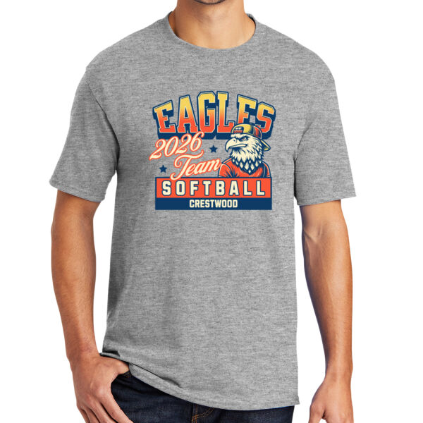 Crestwood Eagles Softball Design 5 - 50/50 Core Blend Tee Thumbnail