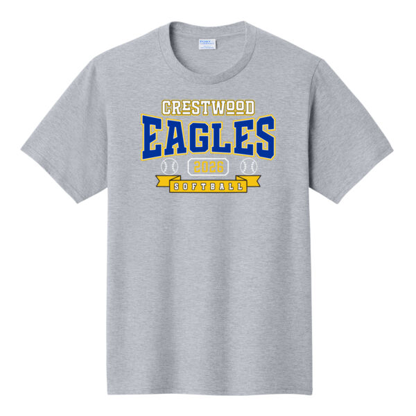 Crestwood Eagles Softball Design 3 - Fan Favorite Tee Thumbnail