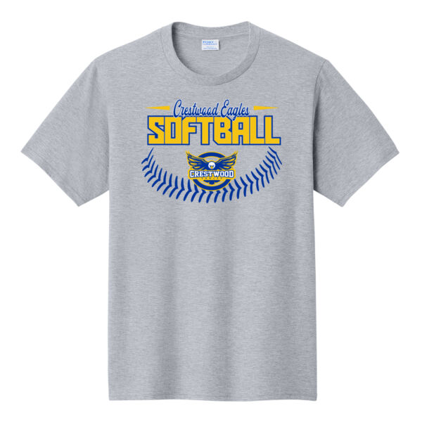Crestwood Eagles Softball Design 4 - Fan Favorite Tee Thumbnail