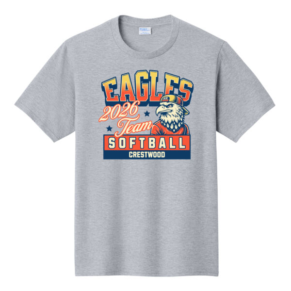 Crestwood Eagles Softball Design 5 - Fan Favorite Tee Thumbnail