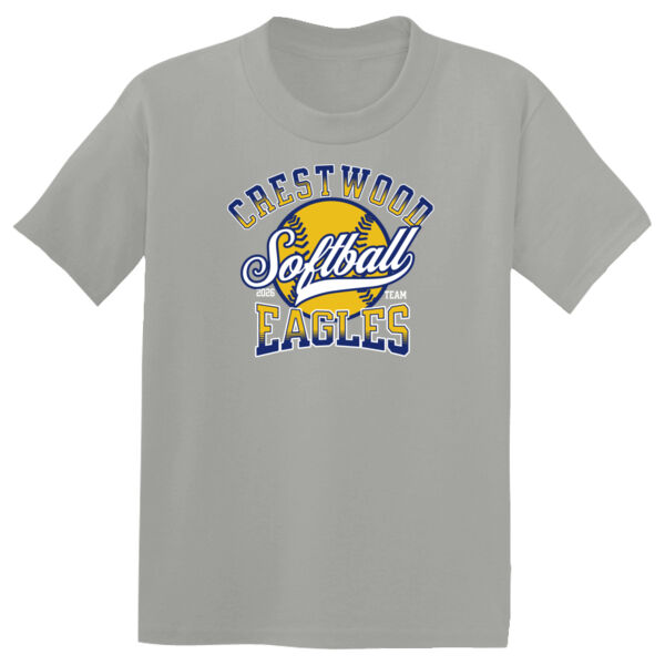 Crestwood Eagles Softball Design 2 on a Sport-Tek. ® - Youth PosiCharge ® Competitor Tee Thumbnail