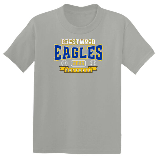 Crestwood Eagles Softball Design 3 on a Sport-Tek ® - Youth PosiCharge ® Competitor Tee Thumbnail
