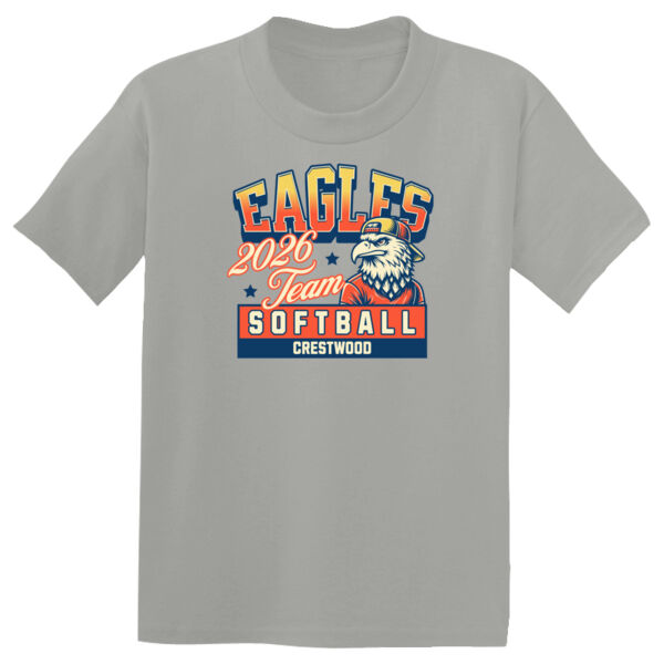 Crestwood Eagles Softball Design 5 - Youth PosiCharge ® Competitor Tee Thumbnail