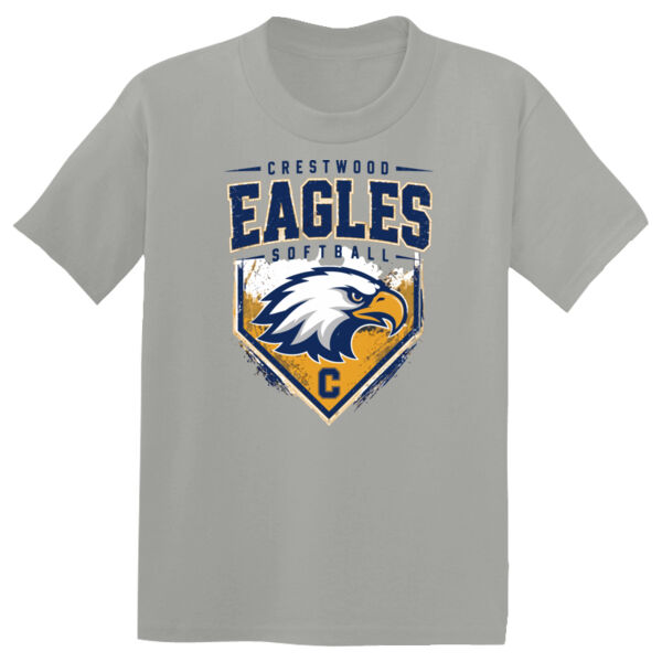 Crestwood Eagles Softball Design 5 on a - Youth PosiCharge ® Competitor Tee Thumbnail